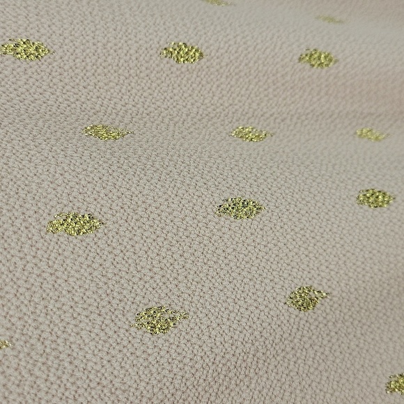 JUICY COUTURE Dress Midi Pink Gold Peachskin Foiled Cinched Halter Medium Sz XS - Picture 8 of 12